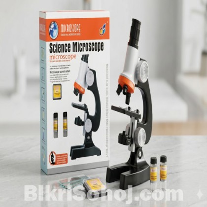 Educational Science Microscope Toy Kit for Kids - 400x Zoom
